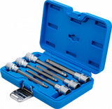 BIT SOCKET SET | 12.5 MM (1/2") DRIVE | INTERNAL HEXAGON WITH BALL HEAD 5 - 12 MM | 6 PCS. (4258)