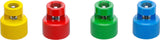 COLOUR CODED TIRE DEFLATING CAPS FOR TPMS VALVES | 4 PCS. (9271)