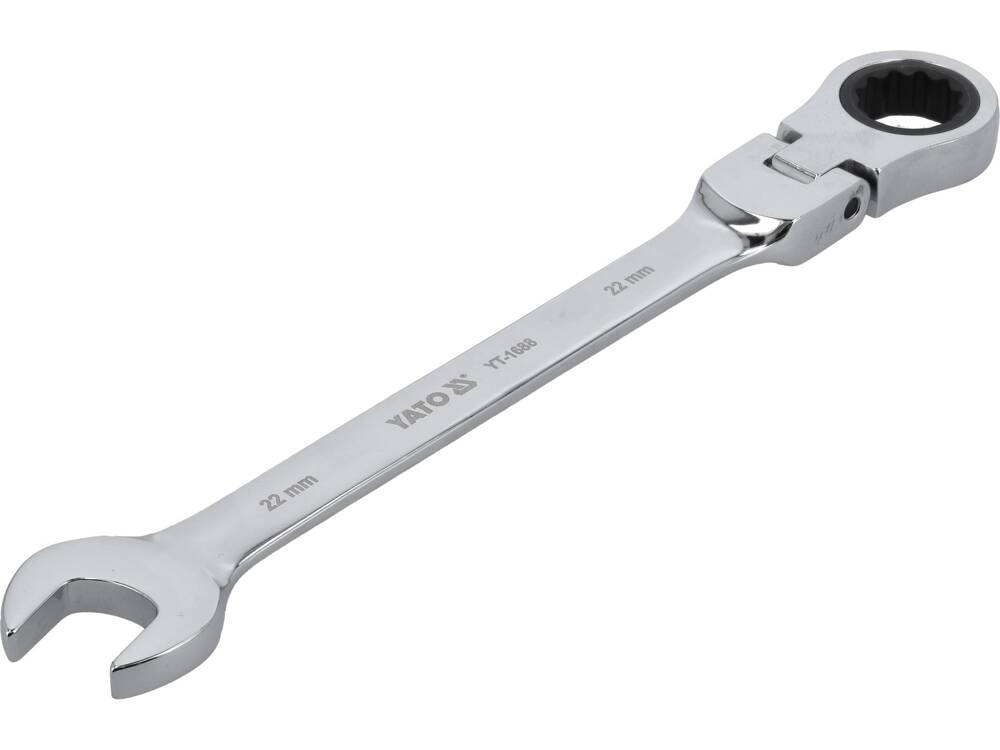 FLEX. RATCHET COMBINATION WRENCH 22MM (YT-1688)