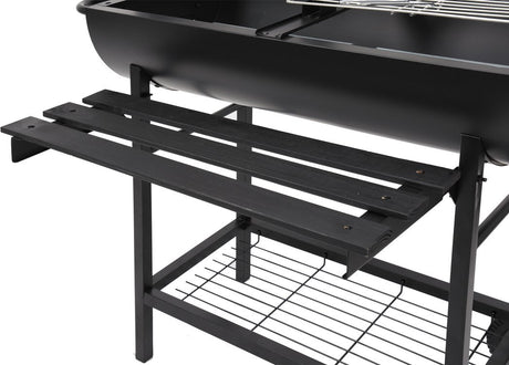 OUTDOOR BARBECUE / GRILL | OPEN | 2 COMPARTMENTS / 74X39 CM (99495)