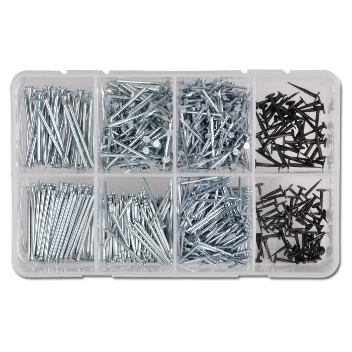 NAILS BRADS ASSORTMENT | 750 PCS. (8074)