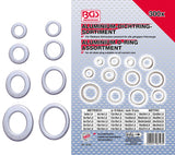 SEAL RING ASSORTMENT | ALUMINIUM | 300 PCS. (8143)
