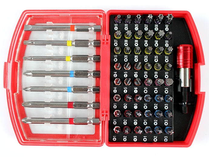 BIT SET WITH HOLDER 56 PCS. (M66304)