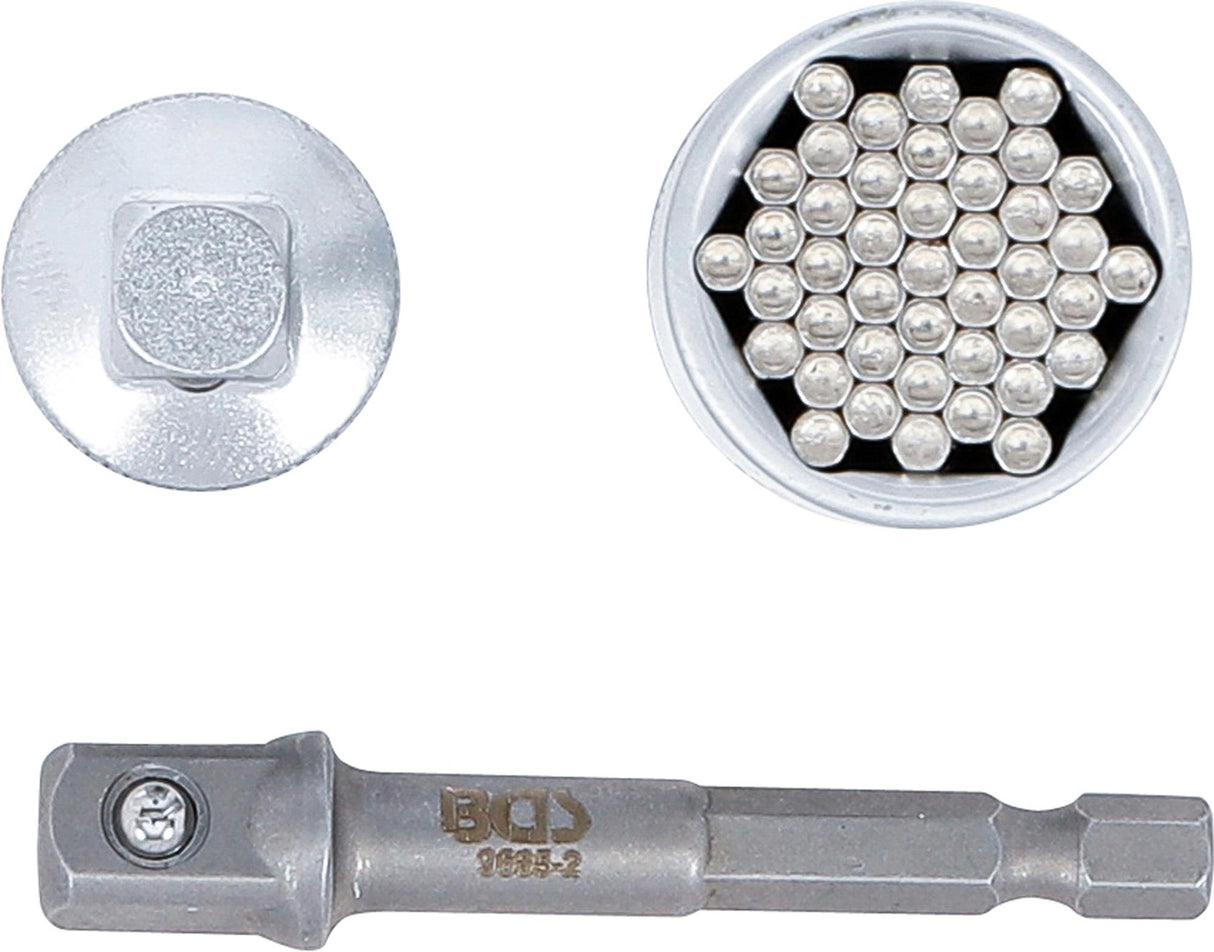 MULTI SOCKET WITH ADAPTOR SET | 10 MM (3/8") DRIVE | 9 - 21 MM | 3 PCS. (92533)