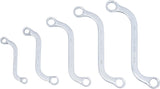 S-TYPE DOUBLE RING SPANNER SET | INCH SIZES | 3/8" - 3/4" | 5 PCS. (32150)