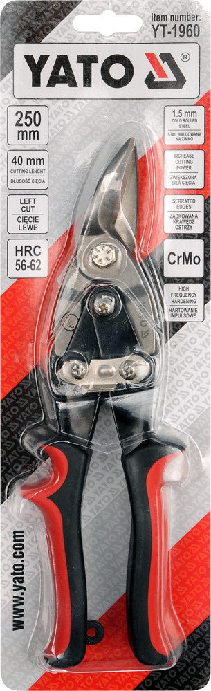FIGURE TIN SNIPS  LEFT CUT 10" (YT-1960)