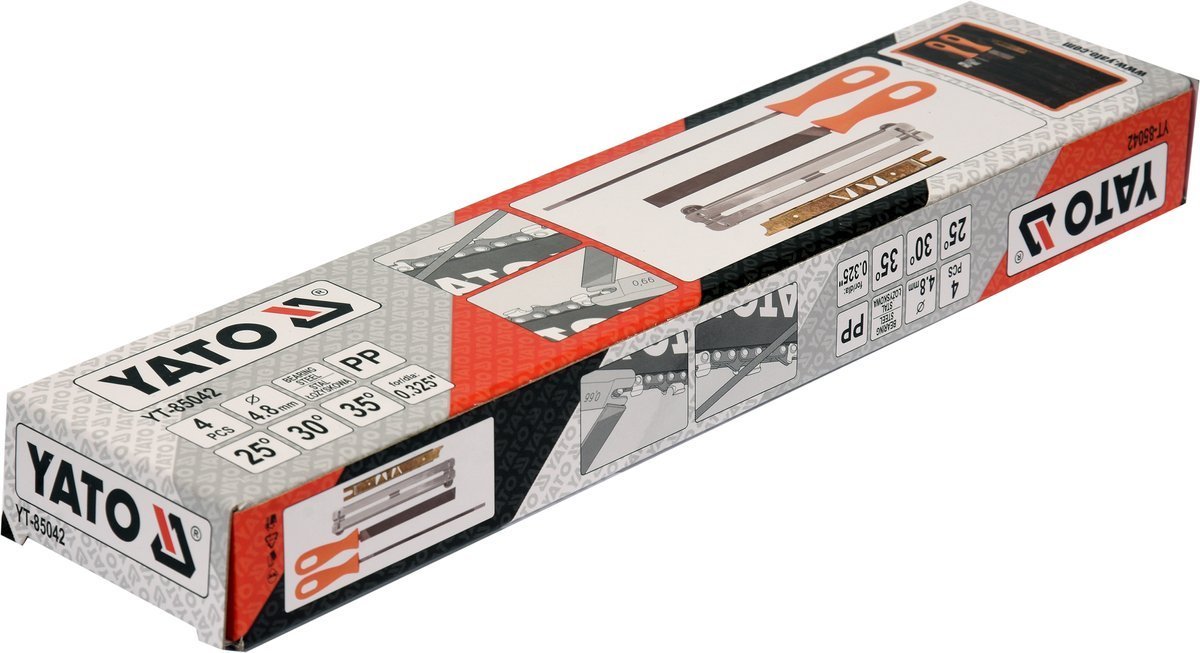 CHAIN SHARPENNING SET 4,8MM 4PCS (YT-85042)