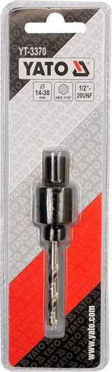 ARBOR FOR HOLE SAWS 19-29MM HEX 1/2 (YT-3370)