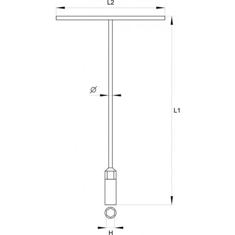 T TYPE SOCKET WRENCH 10MM (YT-1573)