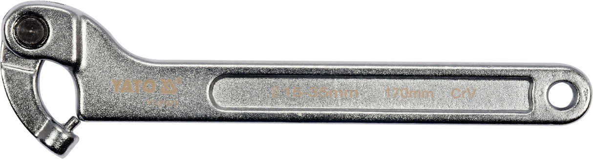 FLEXIBLE HOOK PIN WRENCHES 15-35 MM (YT-01675)