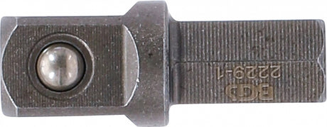 BIT RATCHET ADAPTOR | EXT. HEXAGON 8 MM (5/16") - EXT. SQUARE 10 MM (3/8") | 30 MM (2229-1)