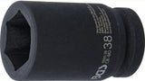 IMPACT SOCKET HEXAGON, DEEP | 25 MM (1") DRIVE | 38 MM (5500-38)