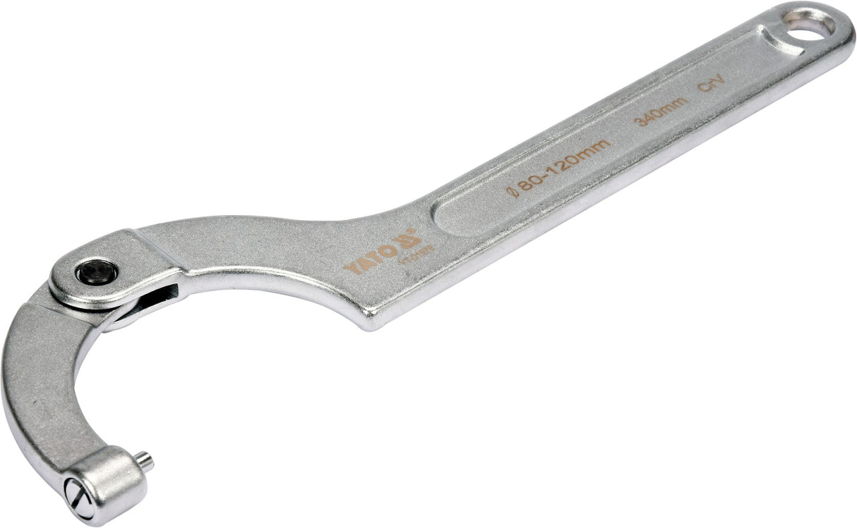 FLEXIBLE HOOK PIN WRENCHES 80-120 MM (YT-01678)