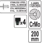 HAND RIVETER 2.4-4.8MM L-200MM (YT-36012)