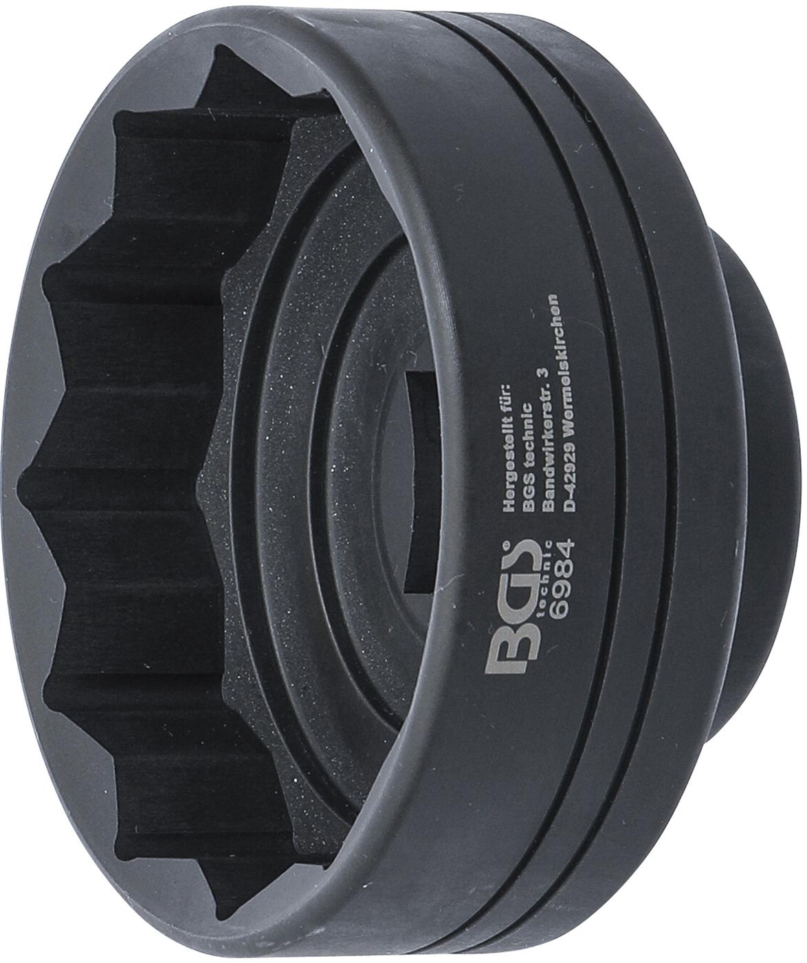HUB SOCKET | 12-POINT | FOR IVECO TRUCKS & SAF / BPW TRAILERS | 85 MM (6984)
