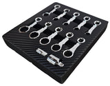 TORQUE ADAPTER SET | 42CR-MO | 10 MM (3/8") | 10 - 19 MM | 12 PCS. (SK82912S)