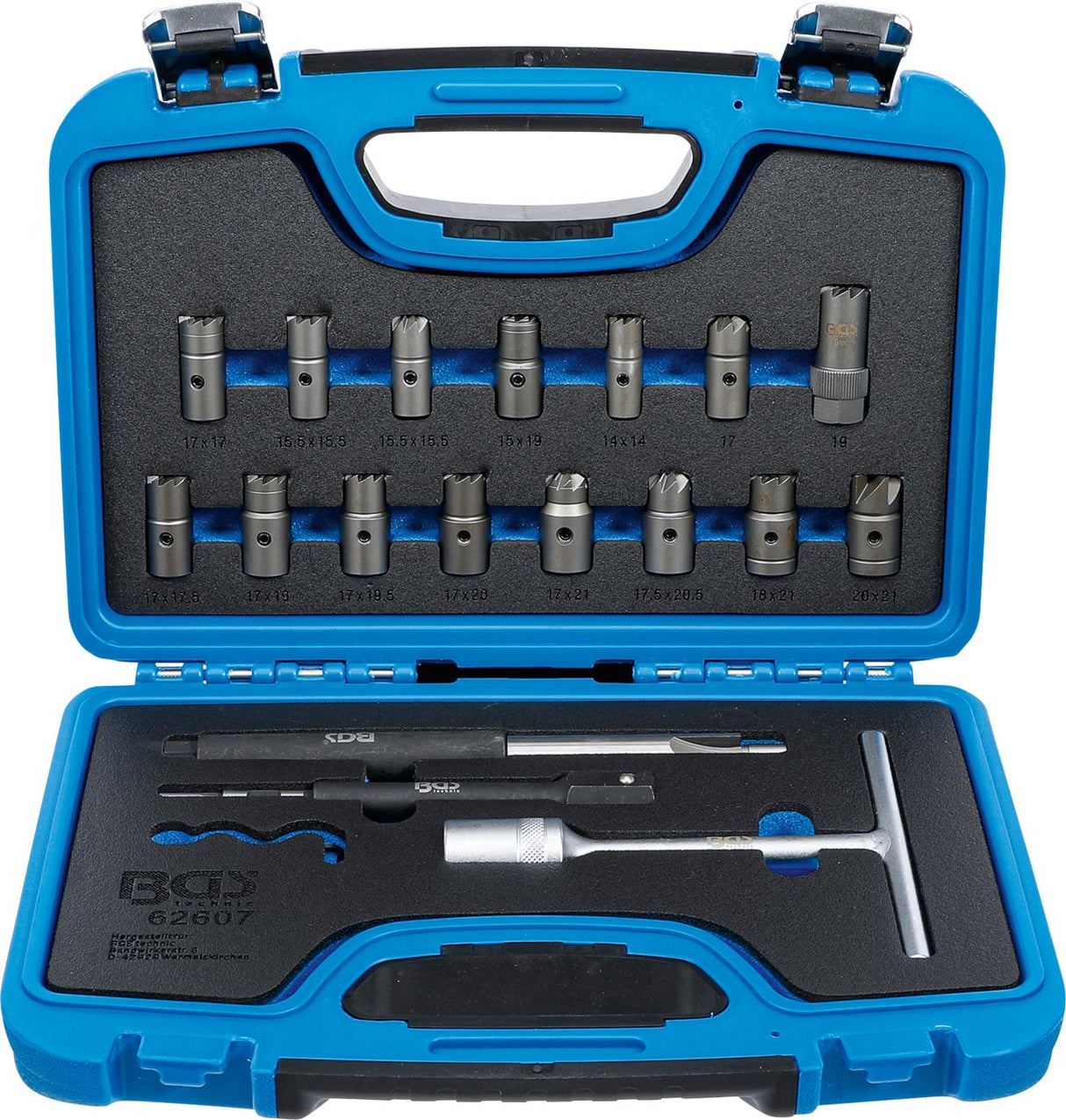 INJECTOR SEALING SURFACES CUTTER SET | 19 PCS. (62607)