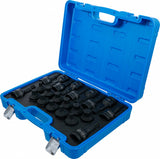 IMPACT BIT SOCKET SET | 20 MM (3/4") DRIVE | INTERNAL HEXAGON, T-STAR (FOR TORX) | 22 PCS. (6185)