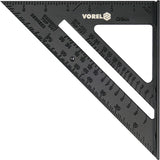 ALUMINIUM TRIANGLE RULER  WITH A FOOT (18377)