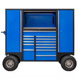 TOOL CABINET ON WHEELS | 13 DRAWERS | MOBILE EQUIPMENT ON WHEELS | BLUE (419900B)