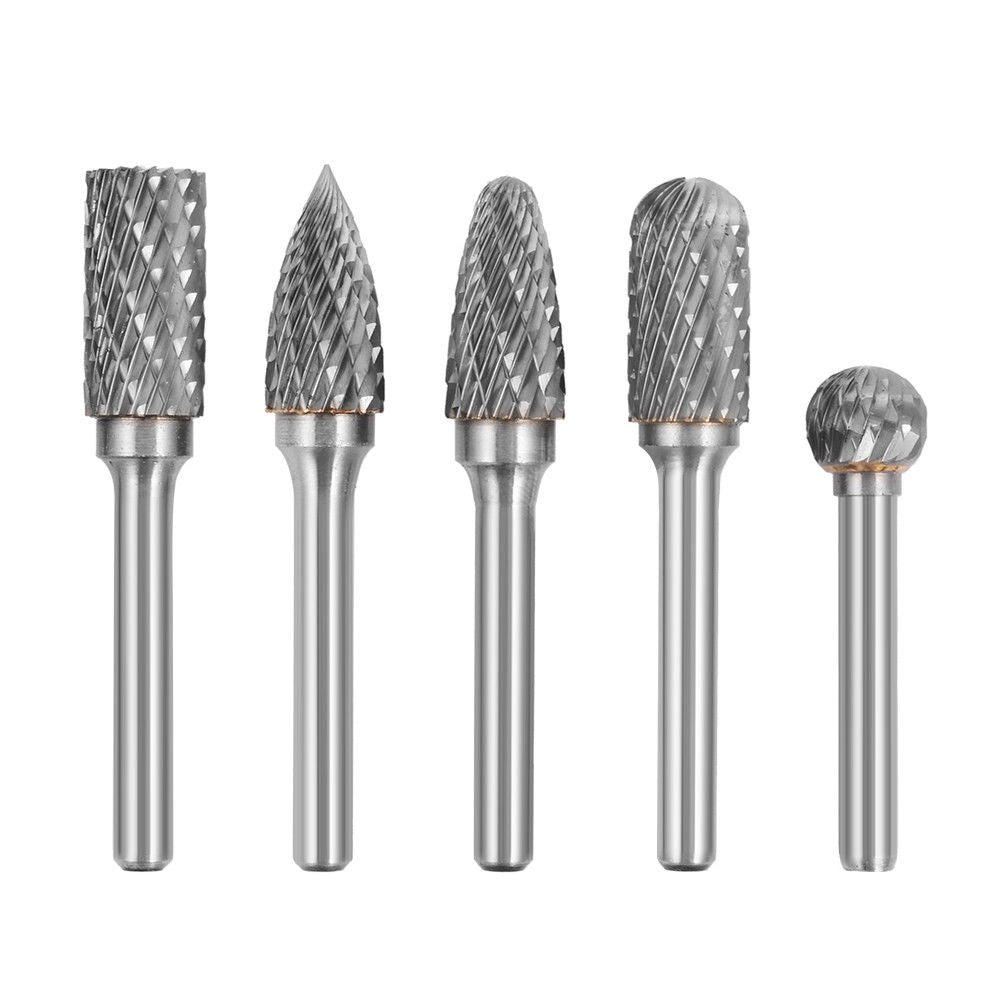 TUNGSTEN CARBIDE DIAMOND BURR SET | 6 MM | 5 PCS. (SK8698)