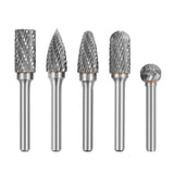TUNGSTEN CARBIDE DIAMOND BURR SET | 6 MM | 5 PCS. (SK8698)