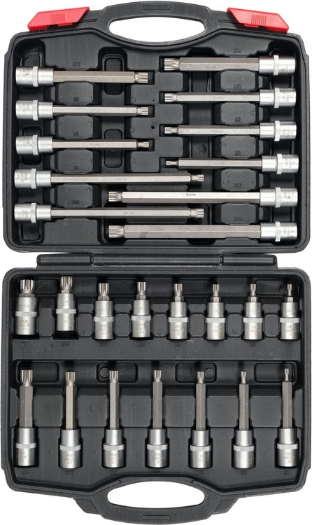 MULTI SPLINE SOCKET BIT SET 1/2" (YT-77542)