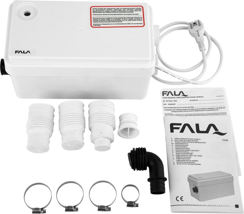 WASTE PUMP FOR SHOWER AND BASIN H=4M (75944)