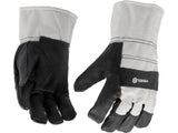 INSULATED COTTON-LEATHER GLOVES (74003)