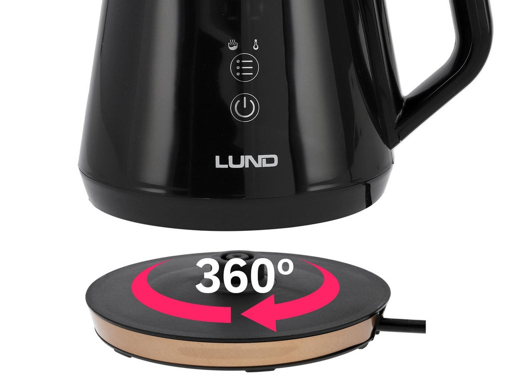 EL. KETTLE 1L, TEMP. CONTROL, BLACK (68216)