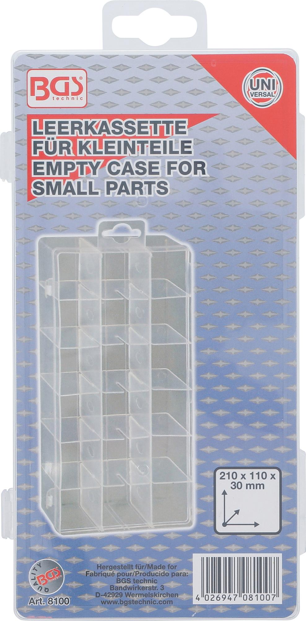 EMPTY CASE FOR SMALL PARTS (8100)
