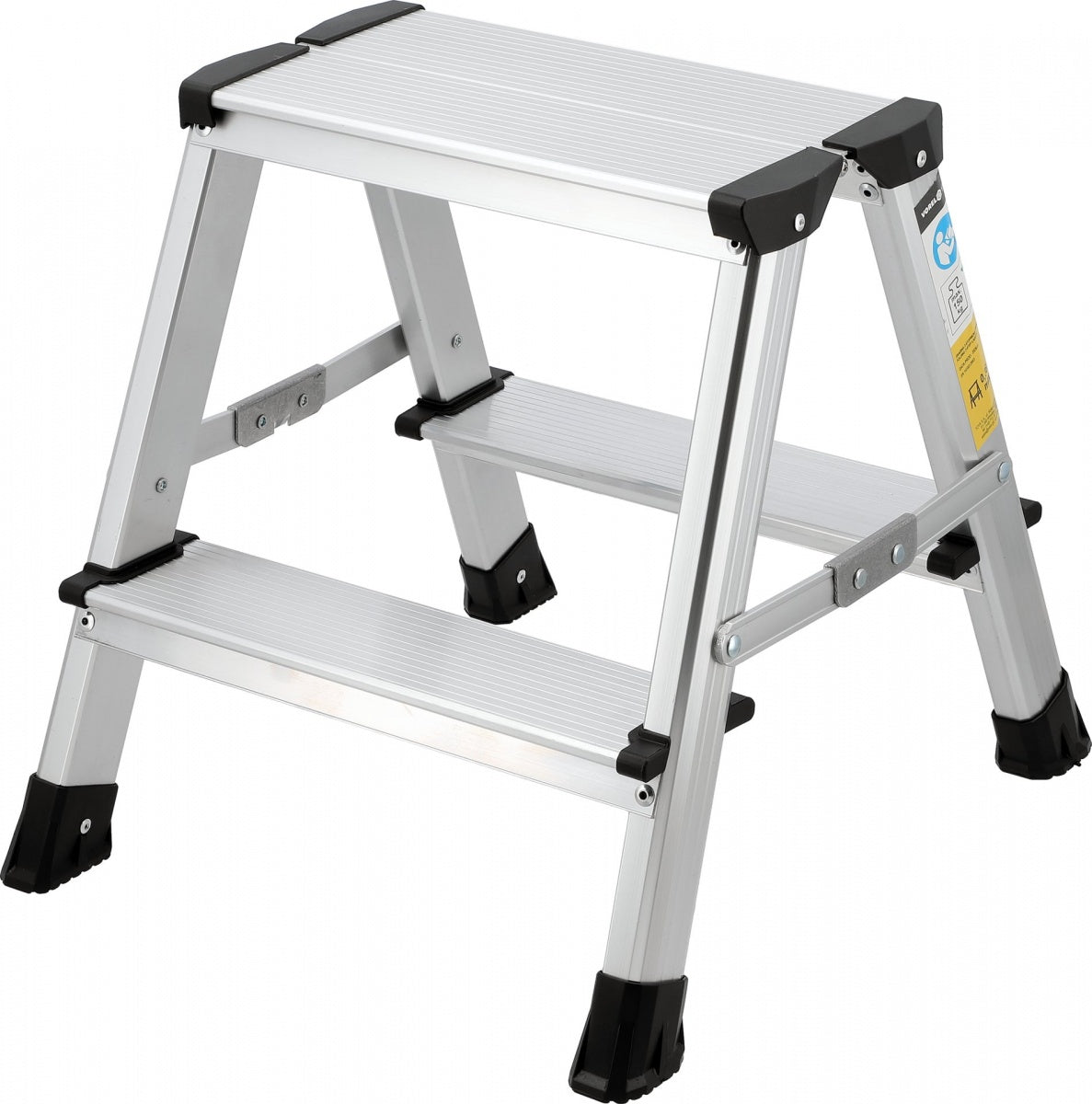 LADDER 42 CM | WITH TWO STEPS | DOUBLE-SIDED (17720)