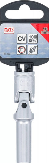 GLOW PLUG JOINT SOCKET, HEXAGON | 10 MM (3/8") DRIVE | 10 MM (2982)