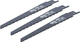 RECIPROCATING SAW BLADE SET | FOR WOOD | FOR BGS 7367 | 3 PCS. (74530)