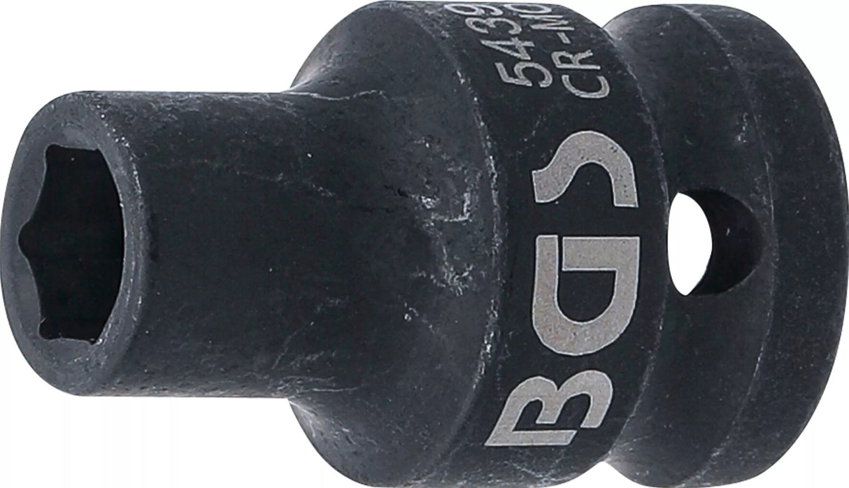 IMPACT SOCKET, HEXAGON | 12.5 MM (1/2") DRIVE | 9 MM (5439)