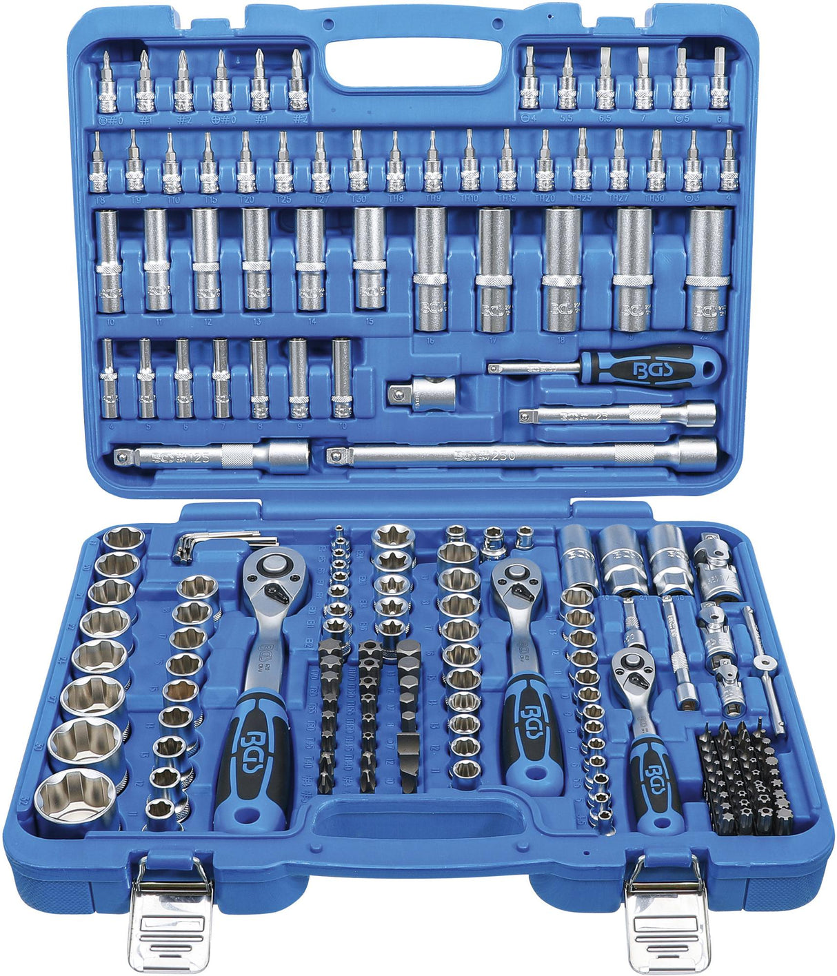 SOCKET SET SUPER LOCK | 6.3 MM (1/4") / 10 MM (3/8") / 12.5 MM (1/2") DRIVE | 192 PCS. (2292)