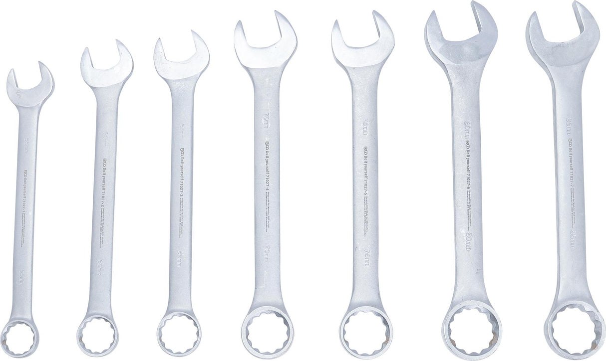 COMBINATION SPANNER SET | XXL | 55 - 85 MM | 7 PCS. (71027)