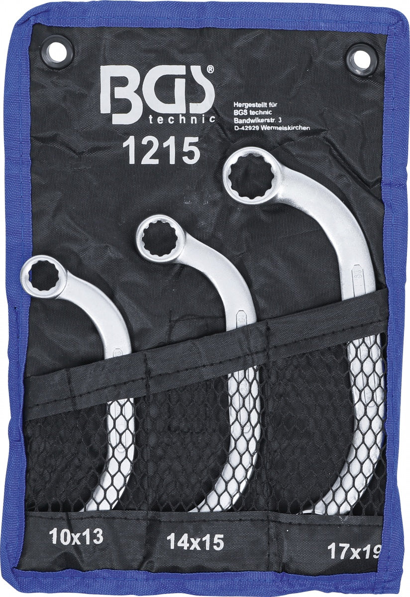 OBSTRUCTION RING SPANNER SET | 10X13 - 17X19 MM | 3 PCS. (1215)