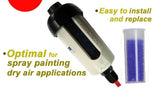 MOISTURE FILTER WITH EXTRA CARTRIDGE 1/4" (WC2618A)