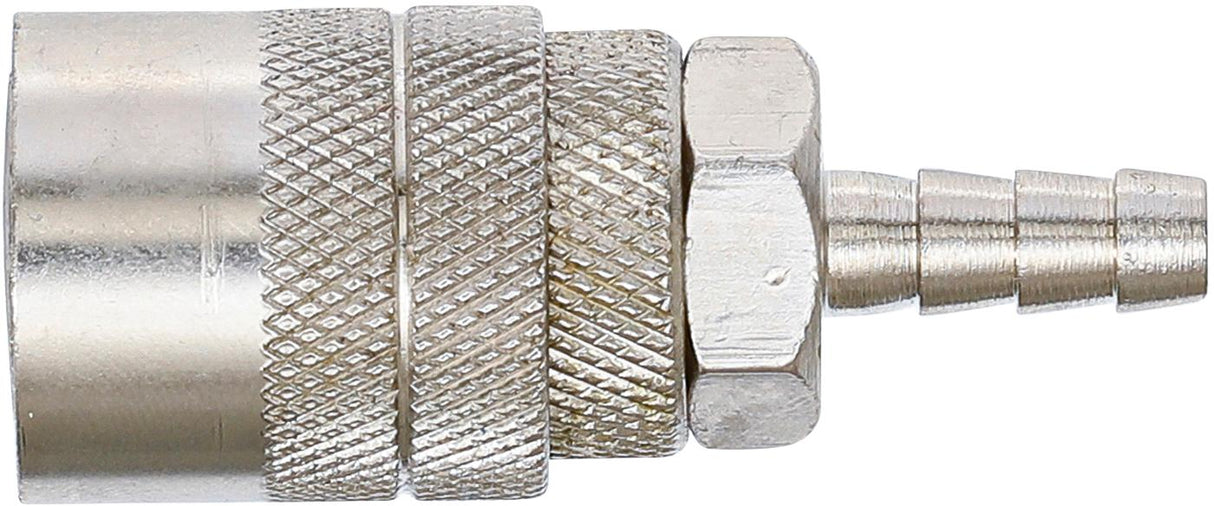 AIR QUICK COUPLER WITH 6 MM HOSE CONNECTION | USA / FRANCE STANDARD (7058)