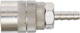 AIR QUICK COUPLER WITH 6 MM HOSE CONNECTION | USA / FRANCE STANDARD (7058)