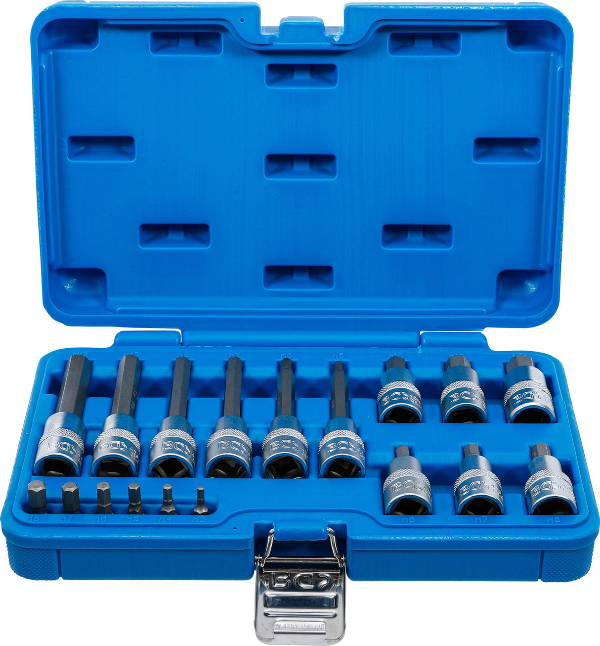 BIT SOCKET SET | 6.3 MM (1/4") / 12.5 MM (1/2") DRIVE | INTERNAL HEXAGON | 18 PCS. (5171)