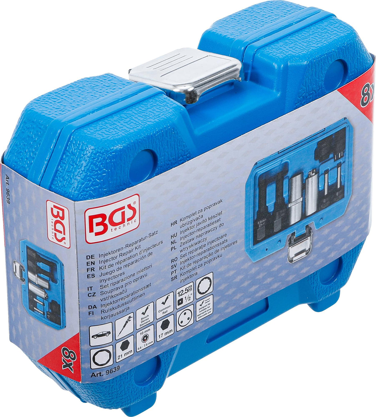 INJECTOR REPAIR KIT | FOR COMMON-RAIL | 8 PCS. (9639)