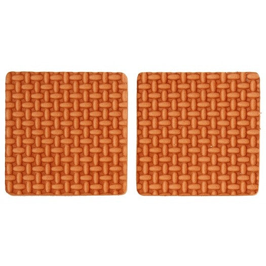 ADHESIVE PADS FOR FURNITURE BROWN 85X85MM | 2 PCS. (74894)