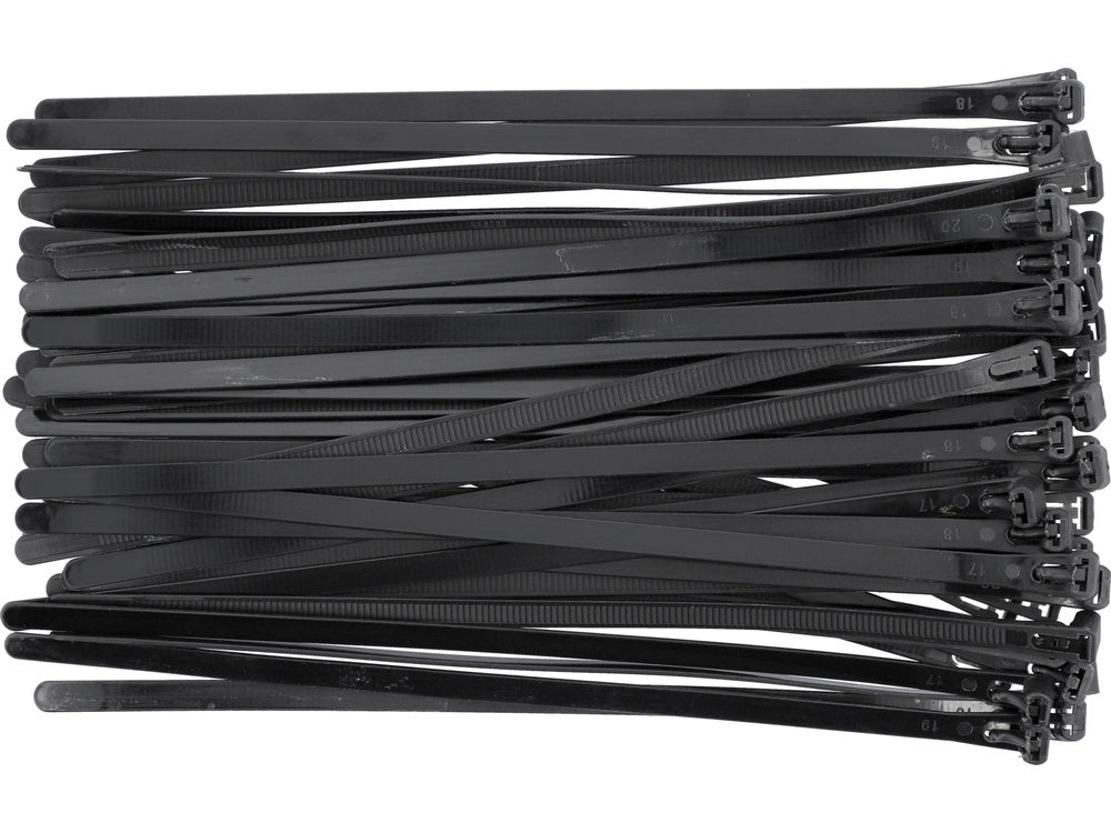 RELEASABLE CAB TIES 7,6X250MM 50PCS BLAC (YT-70674)