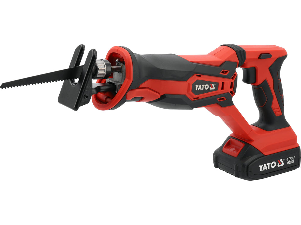 RECIPROCATING SAW 18V, SAW BLADE STROKE 25,4 MM - BATTERY 2 AH (YT-828153)