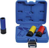 PROTECTIVE IMPACT SOCKET SET | 12.5 MM (1/2") DRIVE | 17 / 19 / 21 MM | 3 PCS. (7300)