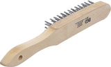 HANDHELD BRUSH | STEEL WIRE | 5-ROWS | 300 MM (3073)
