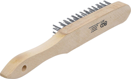 HANDHELD BRUSH | STEEL WIRE | 5-ROWS | 300 MM (3073)