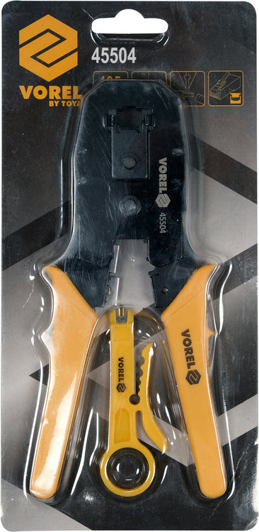 TELEPHONE PLUG CRIMPING TOOL RJ45/10/11 (45504)